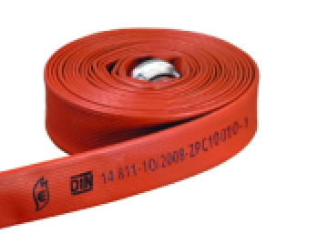 2”- 52 mm Kauçuk Yangın Hortumu-Kırmızı 20 mt